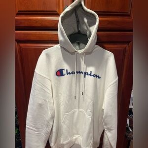 Champion Hoodie white Men’s Size XL NWT